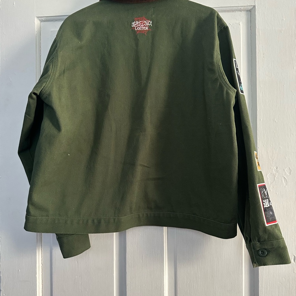 Loiter Patchwork Utility Jacket With Corduroy Col… - image 7